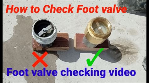 foot valve in centrifugal pump|foot valve vs check.